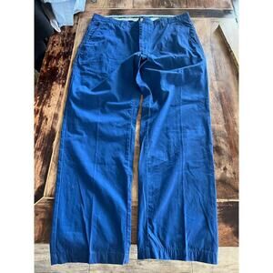 Bobby Jones Men's Royal Blue 100% Cotton Golf Pants Size 38